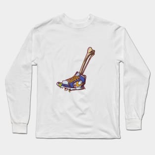 Zombie Sneaker Long Sleeve T-Shirt